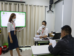 ทดสอบความรู้ก่อน และหลังการฝึกอบรม